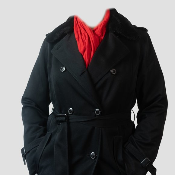 Utex Design Full-Length Trenchcoat with detachable wool liner - Picture 3 of 14